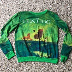 Lion King long sleeve/crew neck